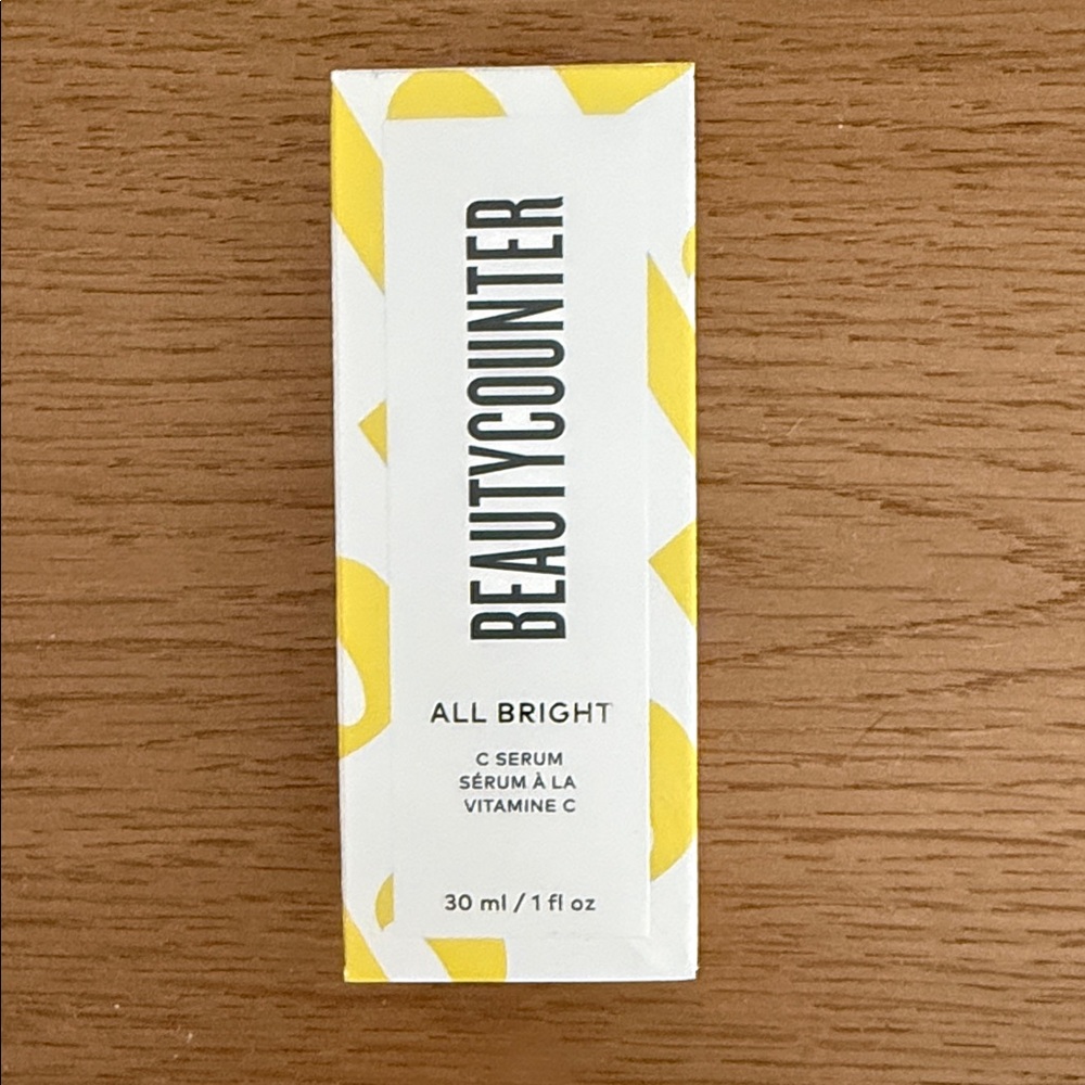 Beautycounter All Bright C Serum - Vibrant Yellow Accents